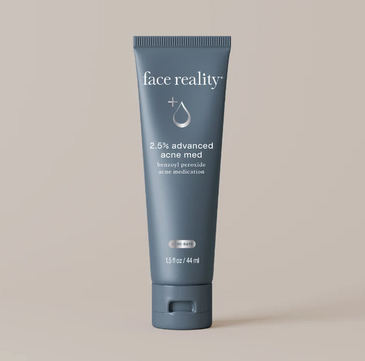 Shop Face Reality 2.5% advanced acne med at Vive Aesthetics & Wellness in Marlton, NJ.