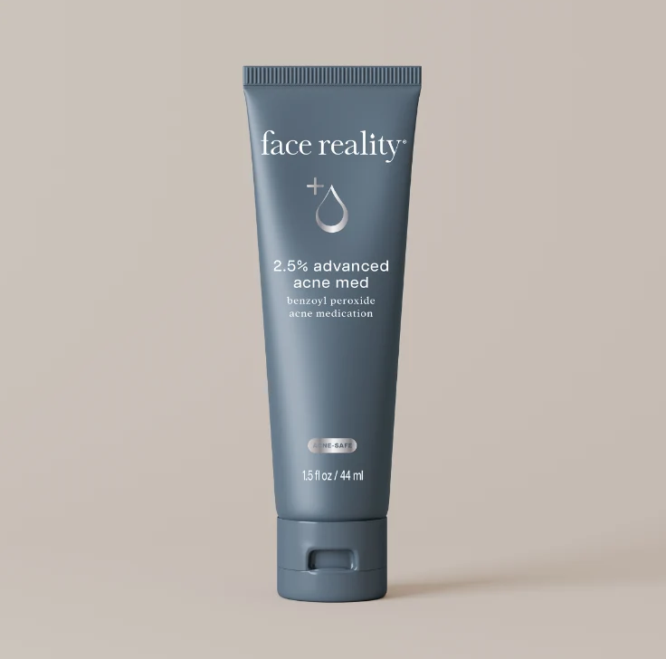 Shop Face Reality 2.5% advanced acne med at Vive Aesthetics & Wellness in Marlton, NJ.