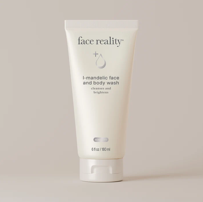 Shop Face Reality L Mandelic face and body wash at Vive Aesthetics & Wellness in Marlton, NJ.