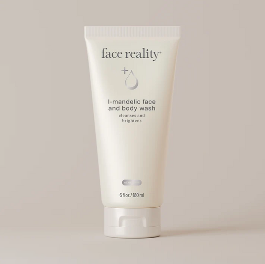 Shop Face Reality L Mandelic face and body wash at Vive Aesthetics & Wellness in Marlton, NJ.